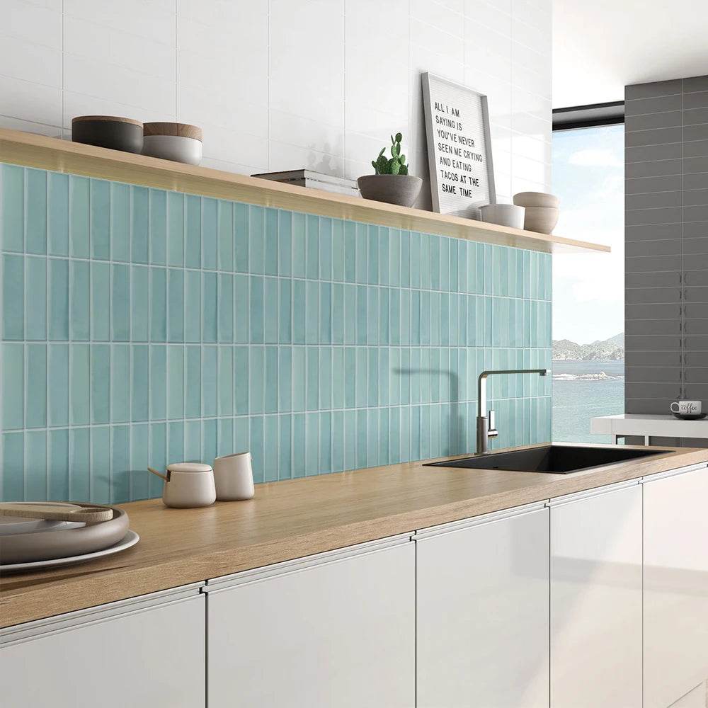 3D Wall Sticker Self-adhesive 3D Wall Panel Peel and Stick Tile Backsplash for Kitchen Waterproof Tile Sticker - P12 Hub Europe