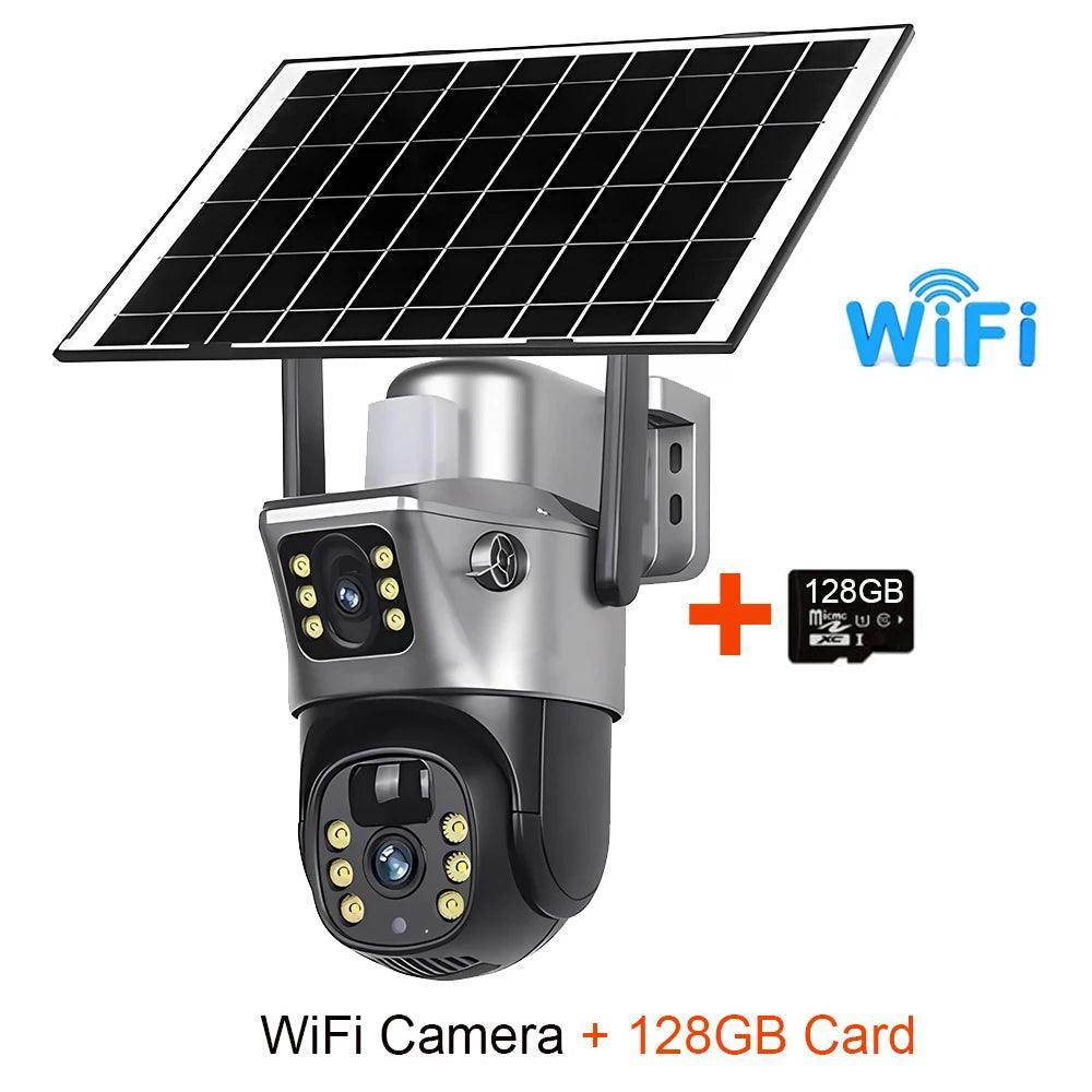 Outdoor Camera 4G Solar Dual Lens 8MP, PIR, Color Night - P12 Hub Europe