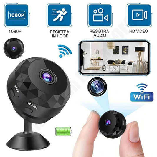 Mini WiFi Camera , Night Vision, Motion Detect, Portable - P12 Hub Europe