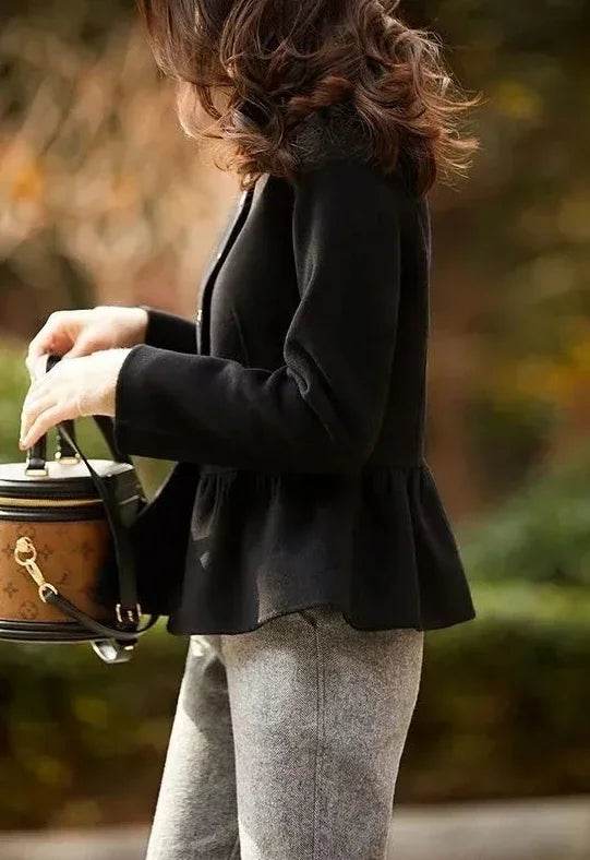 Slim Elegant Wool Coat - P12 Hub Europe