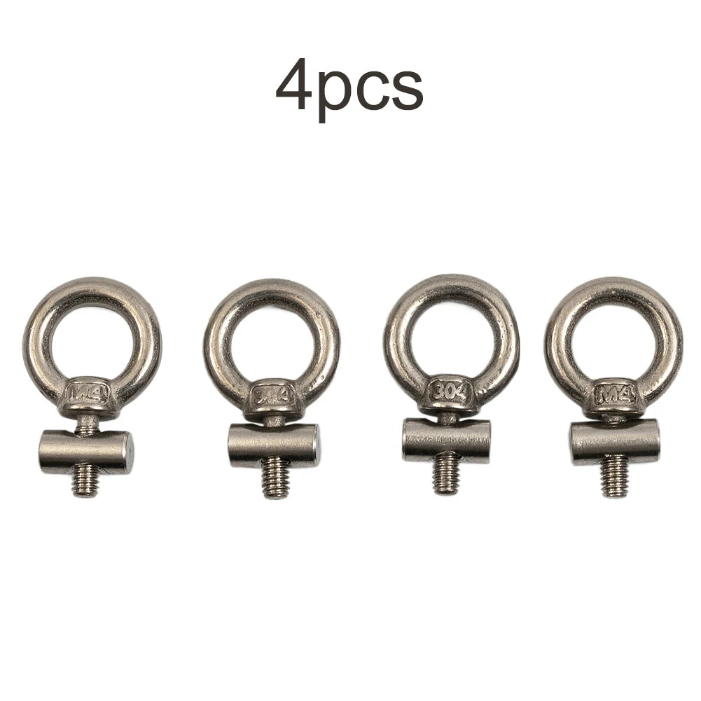 2/4/6/8Pcs Awning Rail Stoppers Stops Stainless Steel Motorhome Campervan Caravan Silver Awning Stoppers X 12mm X 6mm