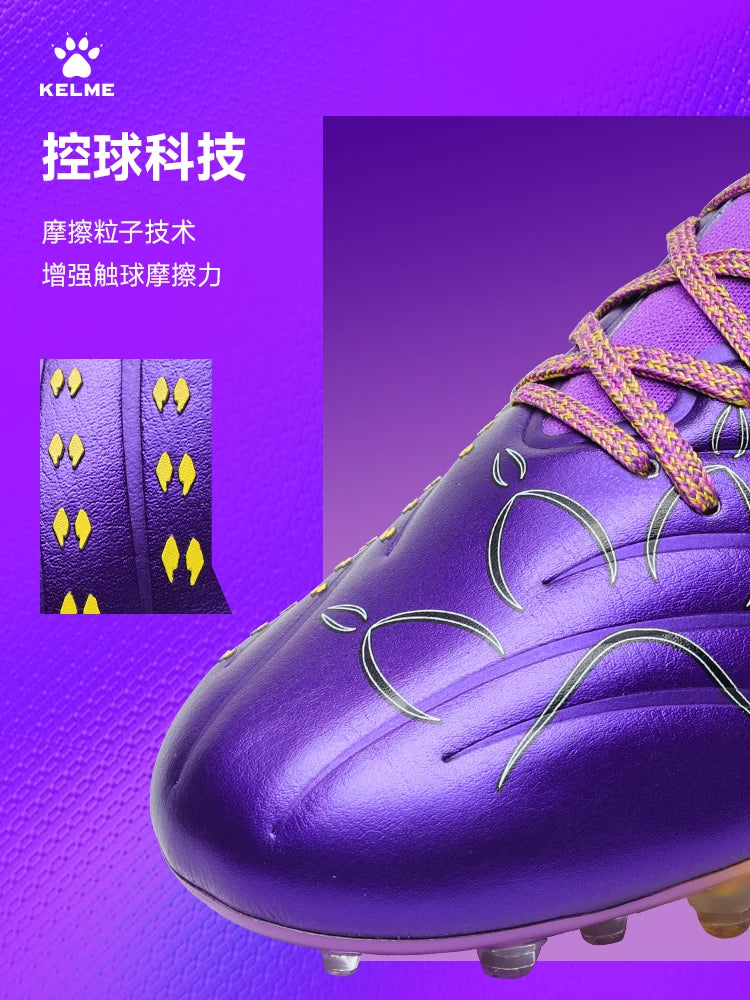 Kelme Men's Professional Match Football Shoes Indoor Anti Slip Football Shoes Mg Short Nail Outdoor Lawn Football Boots