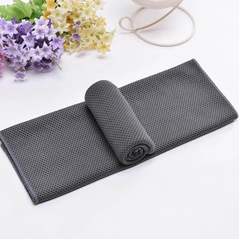 Cooling Towel Neck Wrap Lce Sports Beach Towels Cold Microfiber Cloth For Yoga Golf Gym Fitness Summer Outdoor Work100X30cm - P12 Hub Europe