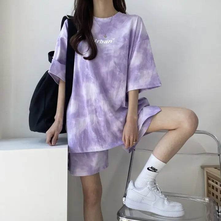 Summer Tie Dye Shorts Set - P12 Hub Europe