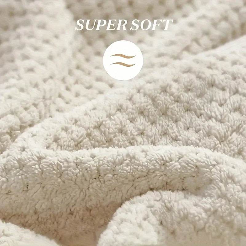 Large Solid Color Water Absorbent Hair Drying Towel Microfiber Hair Towel Wrap With Elastic Strap Soft Quick Drying Towel - P12 Hub Europe