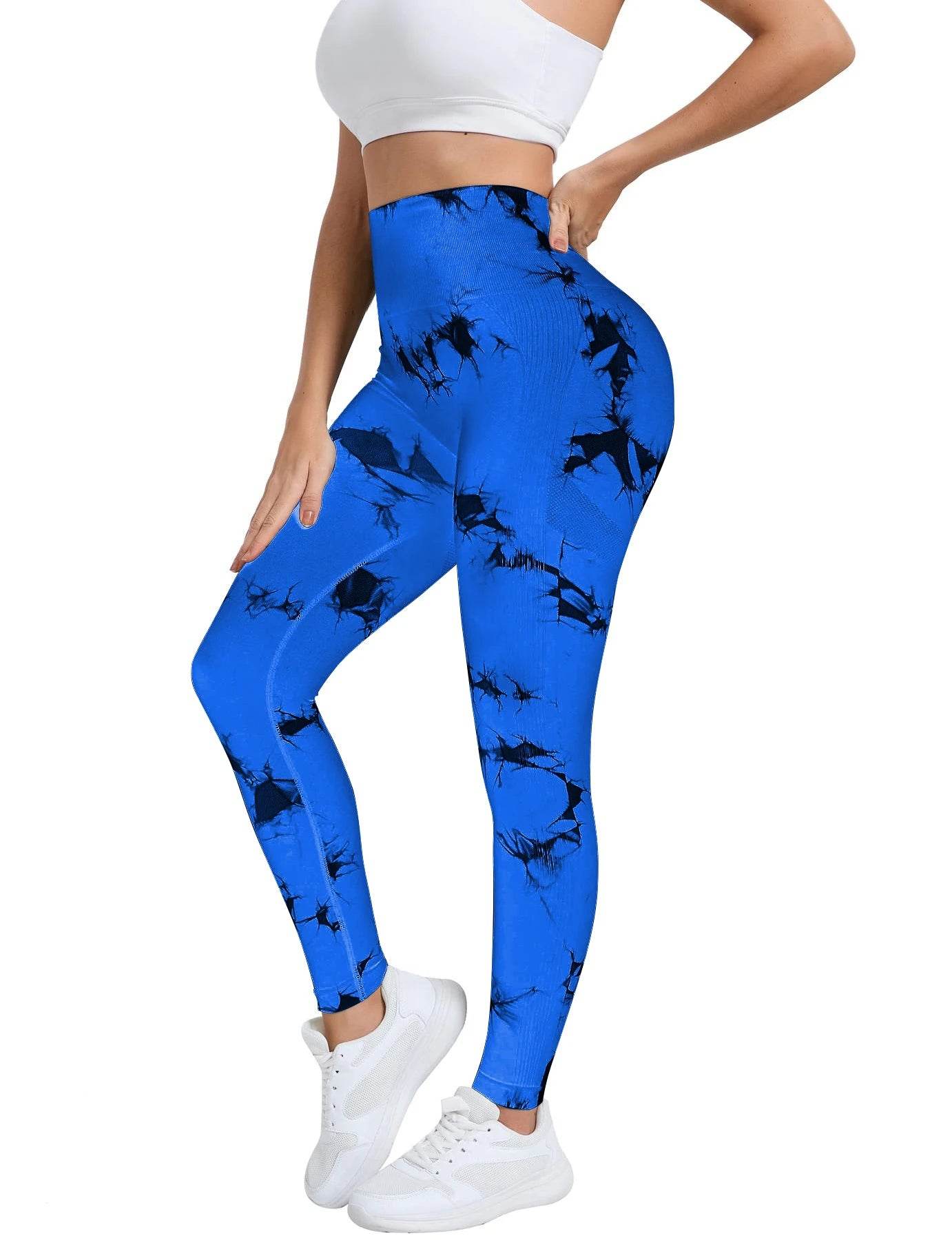 Women's Tie-Dye Butt-Lift Leggings - P12 Hub Europe