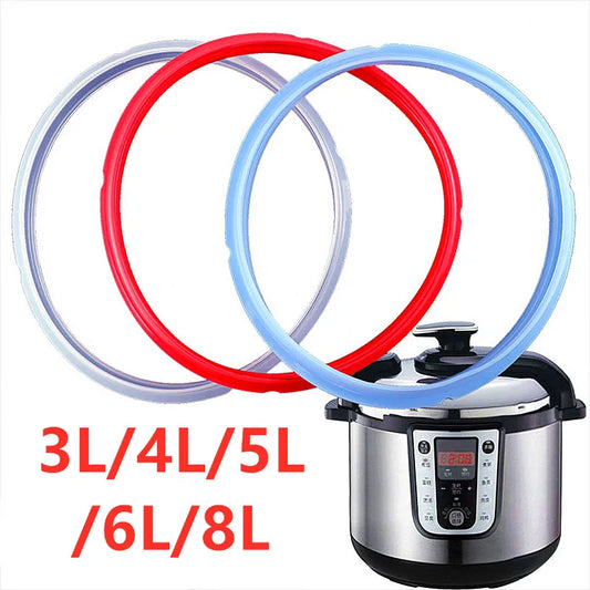 New Silicone Sealing Ring 20-26cm/3-8 Quart For Instant Pot Electric Pressure Cooker Electric Pressure Cooker Sealer Parts