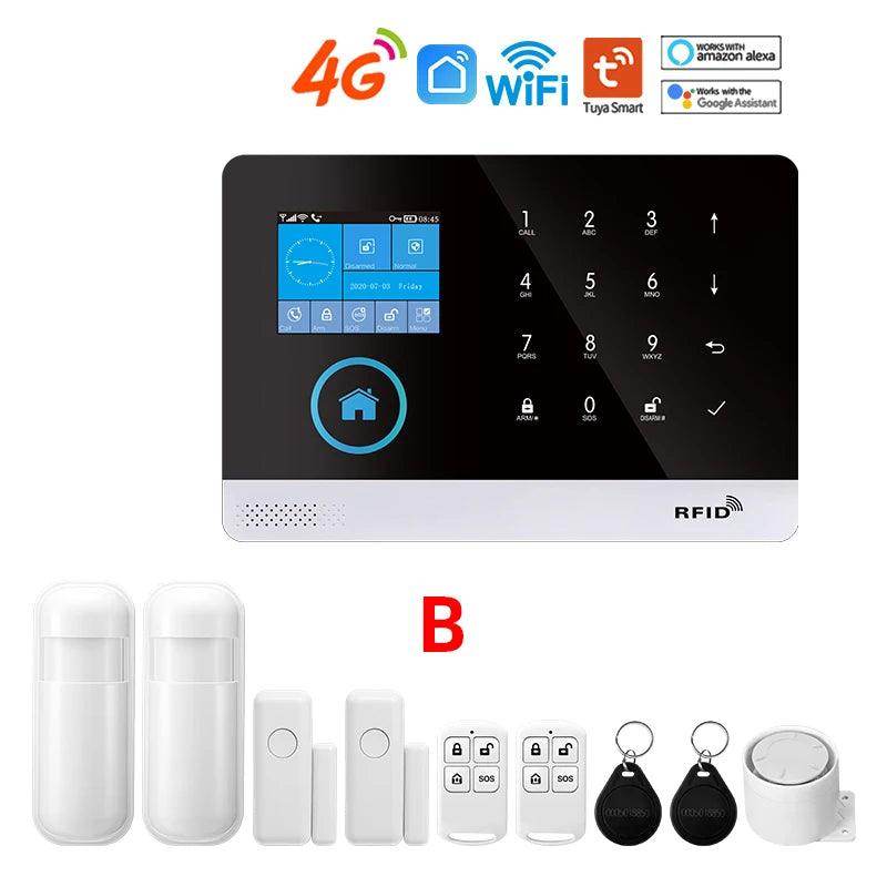 Alarm Smart Tuya WiFi 4G Home - P12 Hub Europe