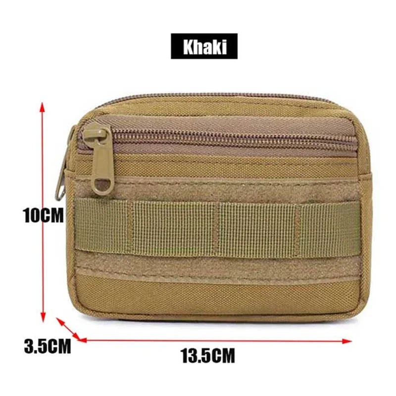Men's Military Waist Pouch Fanny Pack Utility Bag for Camping Hunting - Mobile Accessory