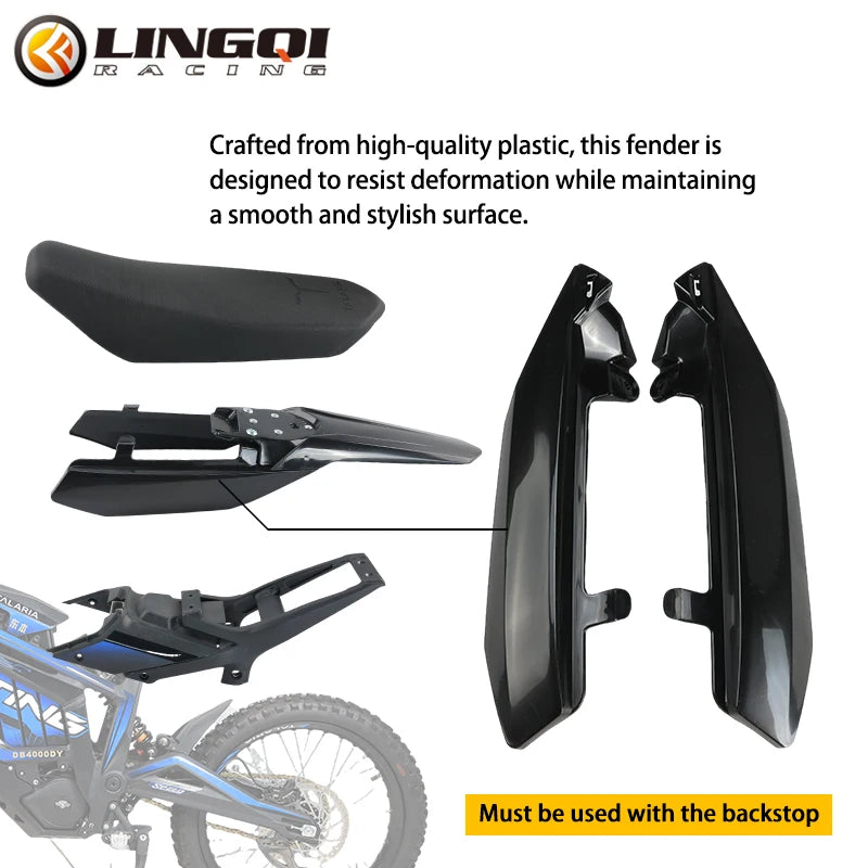 LINGQI Modification Parts Side Frame Panel Guard Protector Left Right Fairings Cover For Talaria Sting MX3 MX4 Electric Bike