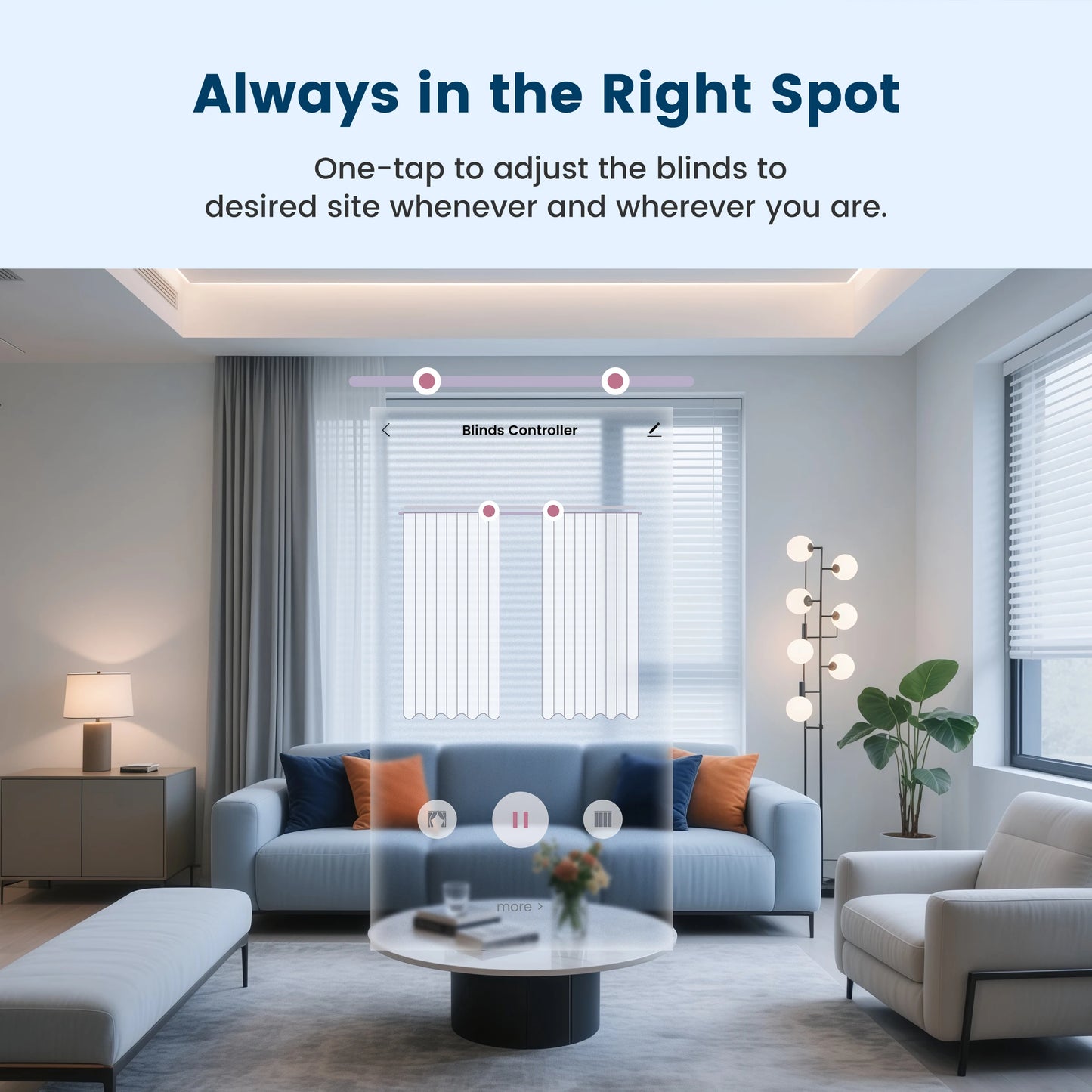 GIRIER Smart Curtain Motor WiFi Motorized Roller Shade Motor for Blinds Works with Alexa Google Home Assistant Supports Tuya APP