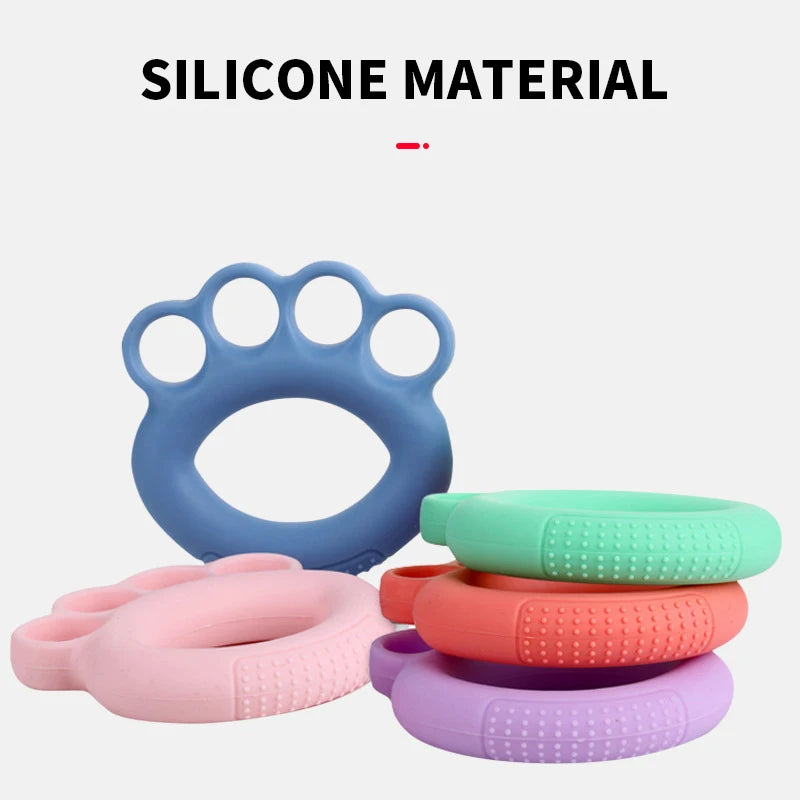 Silicone Adjustable Hand Grip Finger Trainer Exercise Carpal Expander Muscle Workout Gym Fitnes Strengthener