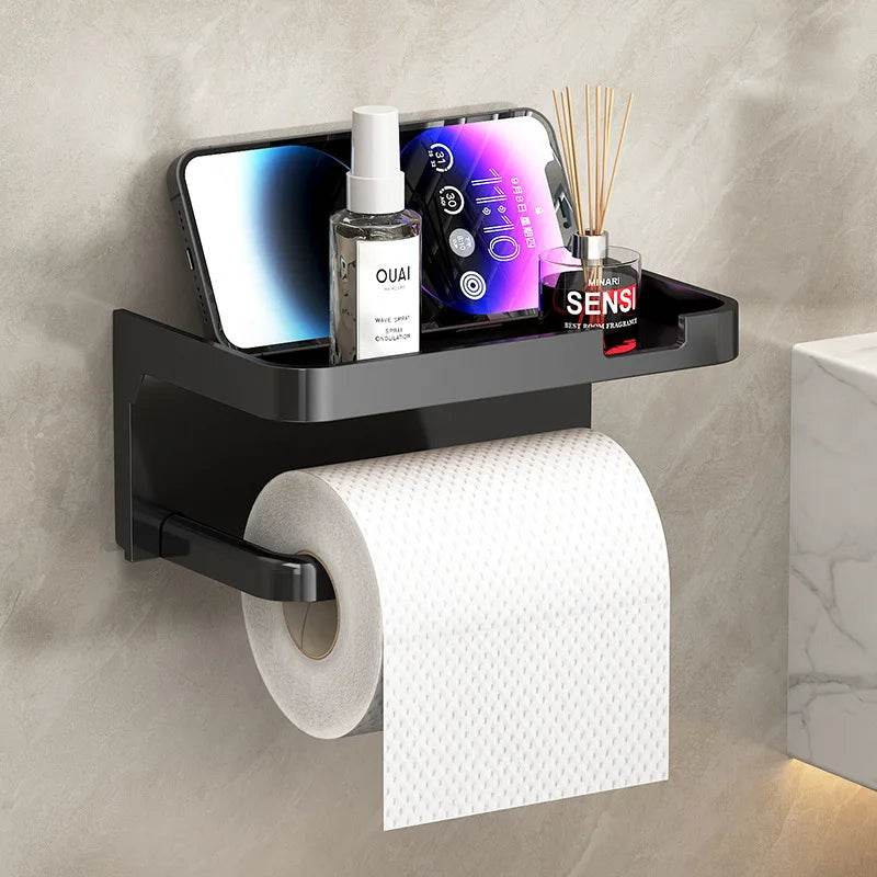 Toilet Paper Holder Plastic Storage Rack Kitchen Towel Placement Of Seasoning Bottles Bathroom Wall Roll Of P - P12 Hub Europe