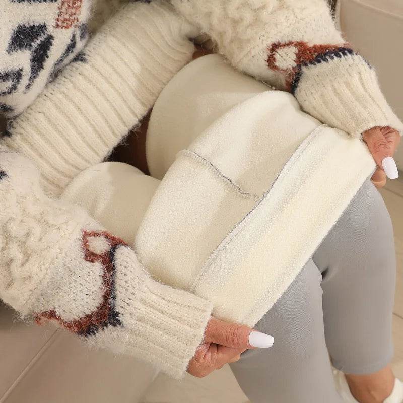 Women's Plush Lined Winter Leggings - P12 Hub Europe