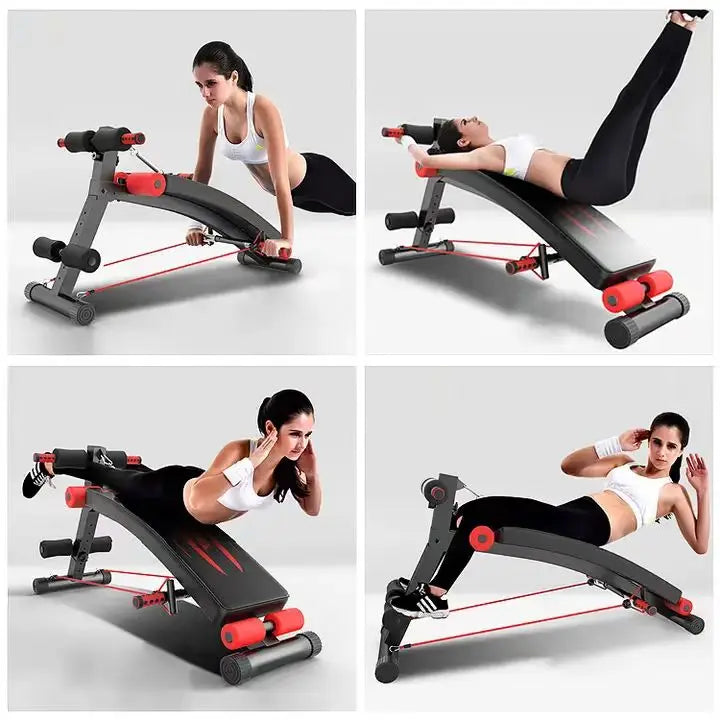 Gym Equipment Sit up Bench Muscle Exercise Ab Chair Foldable Portable Exercise Supine Board Carton Unisex Indoor