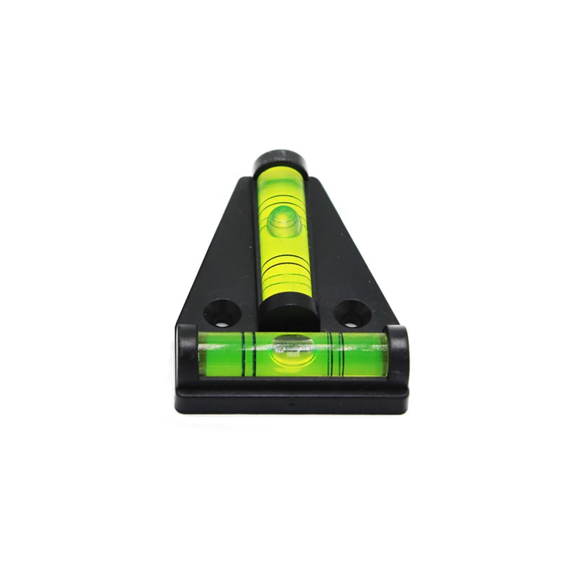 RV T Level Cross Check Bubble Spirit Levels Multipurpose 2 Way Bubble Spirit Levels for Caravan Camper Van Trailers Tripods 4PCS