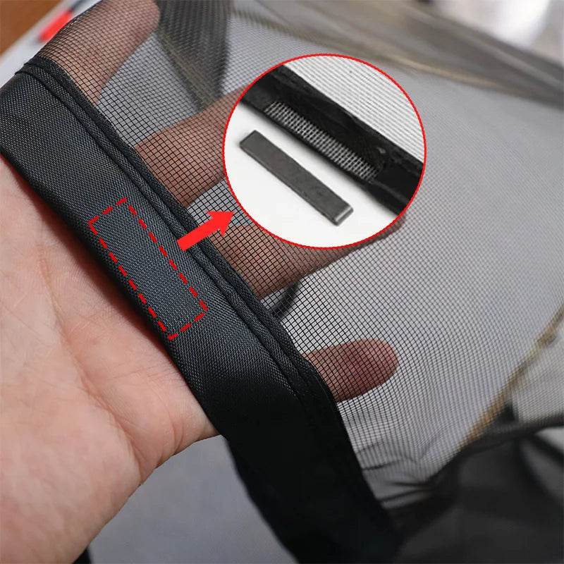 Magnetic Door Screen - Side Open Curtain Auto-Close Black Mosquito Net ,Insect Invisible Proof Mesh for KitchenLiving Room, - P12 Hub Europe