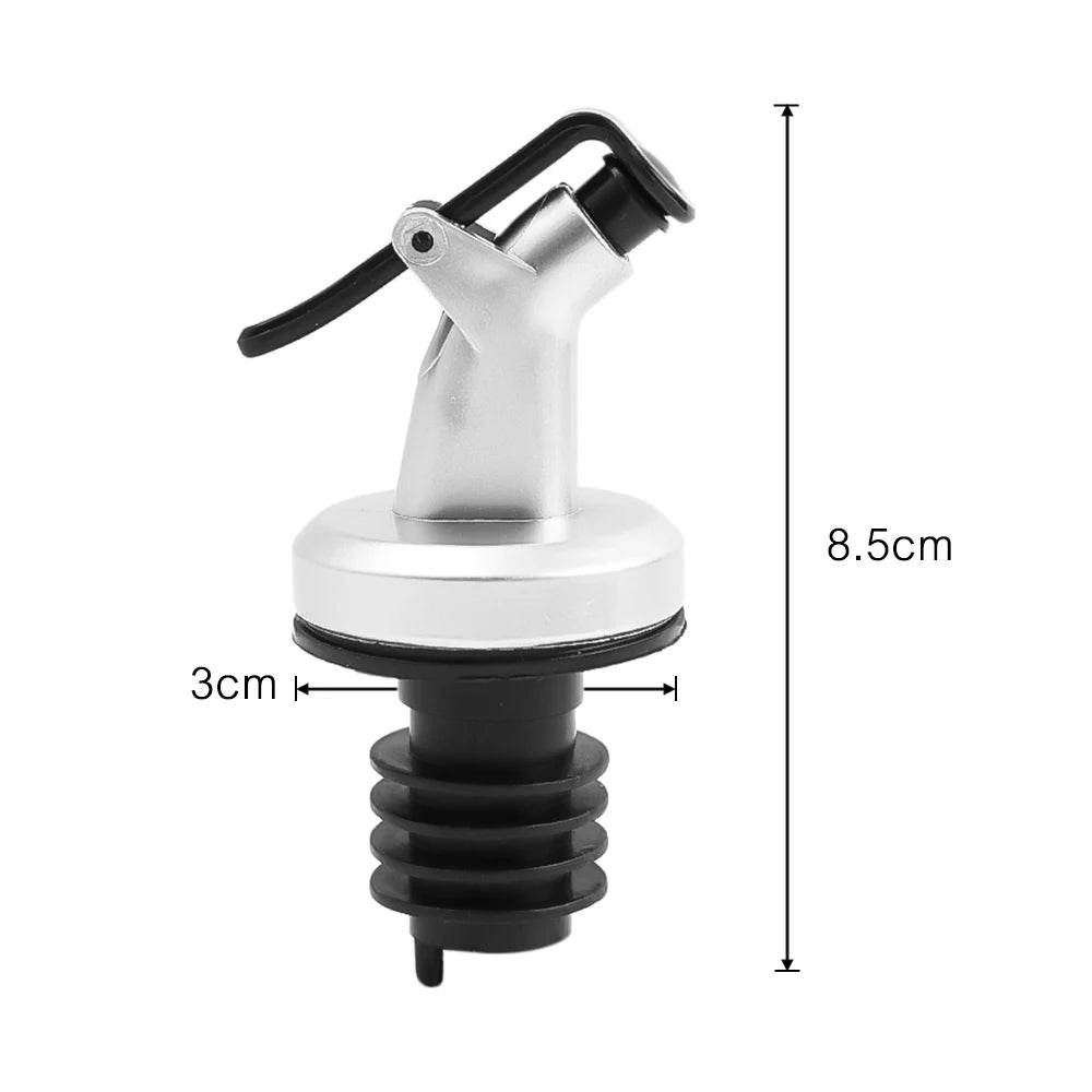 New Oil Bottle Stopper Rubber Lock Plug Seal Leak-proof Food Grade Plastic Nozzle Sprayer Liquor Dispenser Wine Pourer Barware - P12 Hub Europe