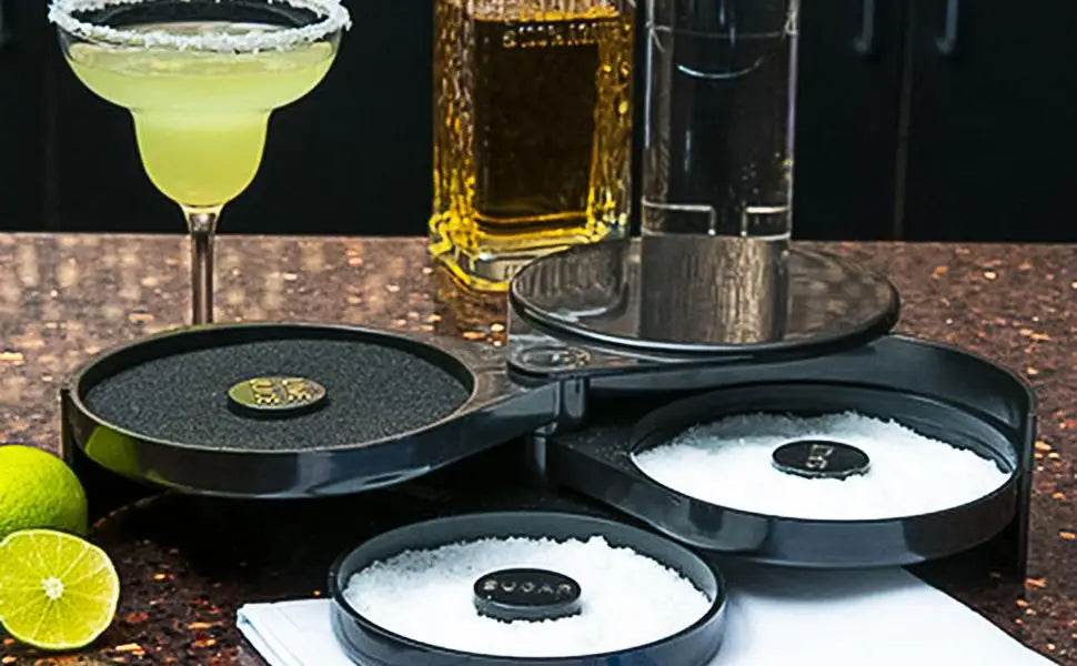3-layer ABS Rotating Cocktail Seasoning Box, Bar Wine Accessories, Mixed Salt and Sugar Box, Bar Bartender Mixer Toolbox - P12 Hub Europe