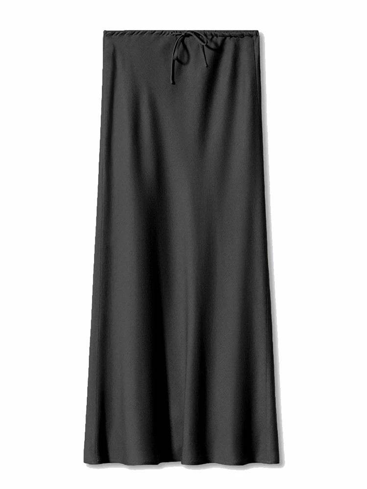 Women's Satin Maxi Skirt - P12 Hub Europe