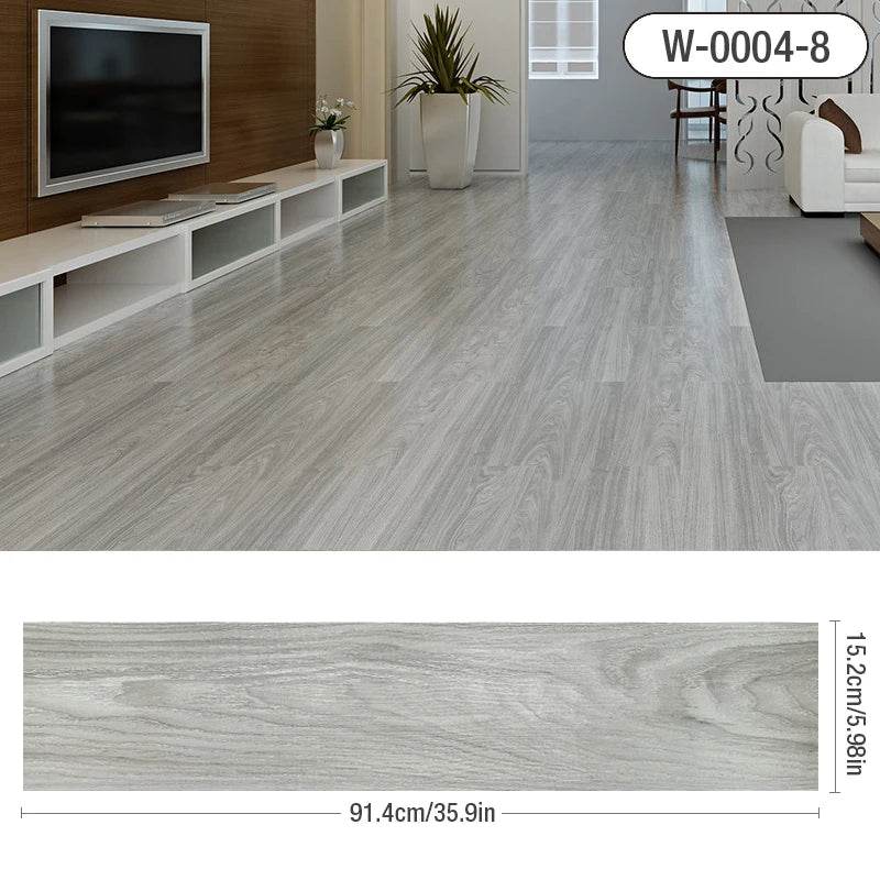 3D Self-Adhesive thick Wood Grain Floor sticker Wallpaper Modern Wall Sticker Waterproof Living Room Toilet Kitchen Home Decor - P12 Hub Europe
