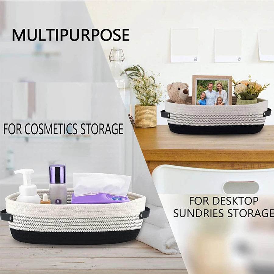 Nordic Cotton Rope Storage Basket - P12 Hub Europe