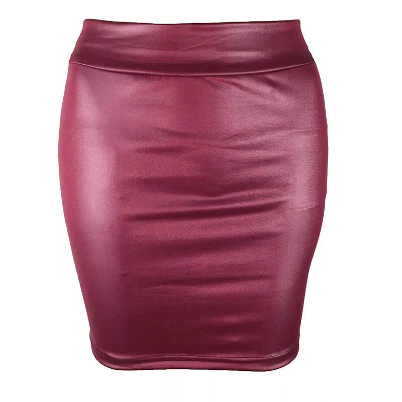 Women's Sexy Faux Leather Skirt - P12 Hub Europe