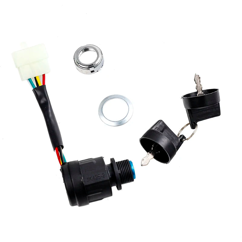 Universally 5 Wire 5 Pin Ignition Key Switch Start Lock with 2 keys Waterproof 4 Stroke Motorcycle Dune Buggy ATV parts moped