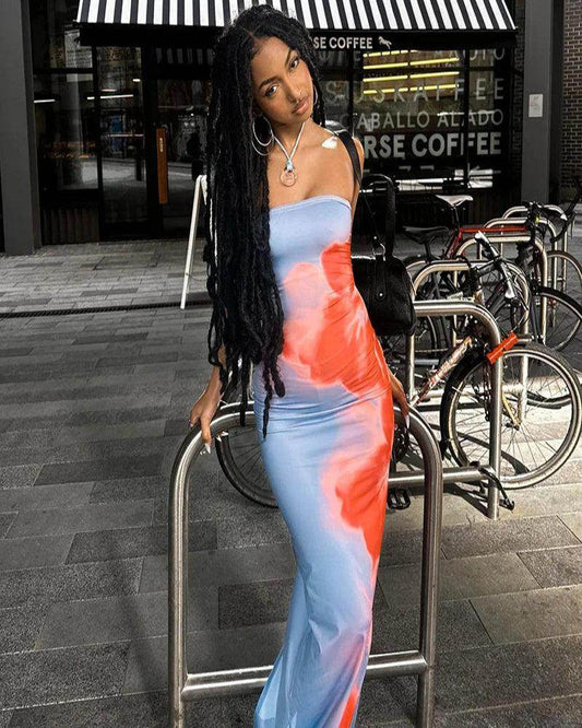 Maxi Dress Off Shoulder Strapless Tube - P12 Hub Europe
