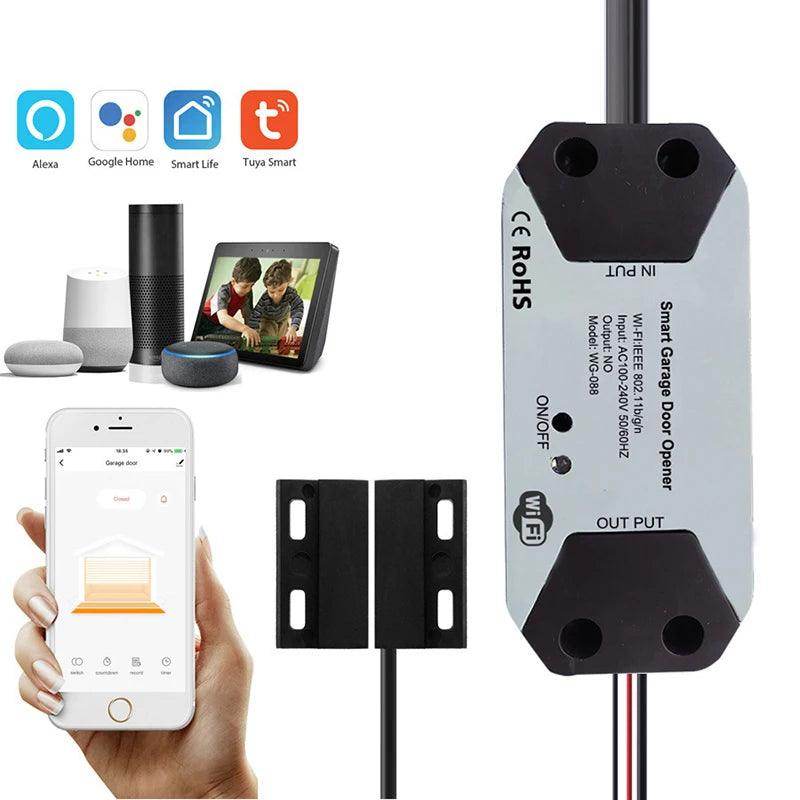 Garage Door Opener Tuya WiFi | Smart Life App, Alexa, Google Home - P12 Hub Europe