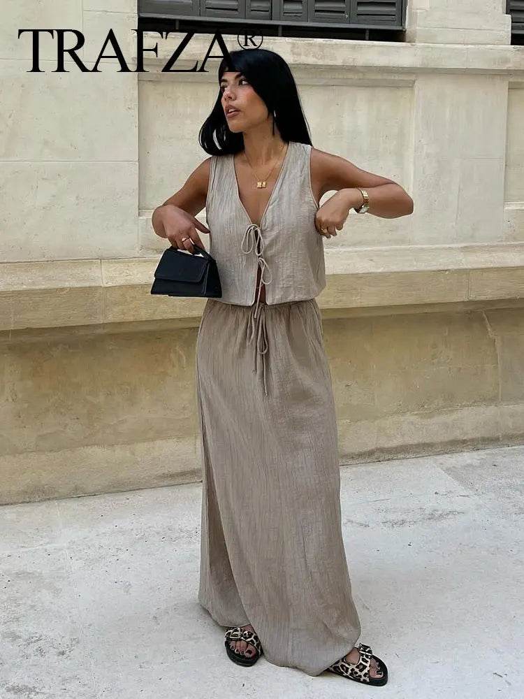 Vintage Midi Skirt Set - P12 Hub Europe