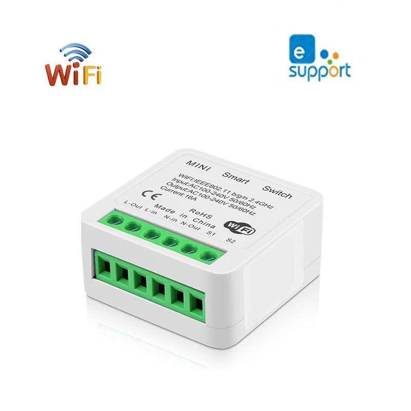 Mini Switch 16A WiFi/Zigbee Work with Alexa - P12 Hub Europe