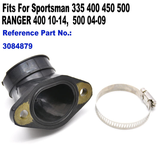 Carburetor Adapter Intake Manifold Boot For Polaris Ranger 500 04-09,  400 10-14, Sportsman 335 400 450 500 Ref.OEM 3084879