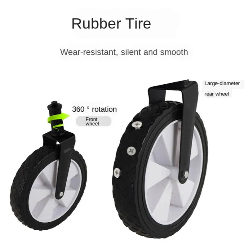 Mountainhiker Outdoor Camping Folding Cart Picnic Adjustable Trolley Pull-Cart Shopping Cart Equipment Tool