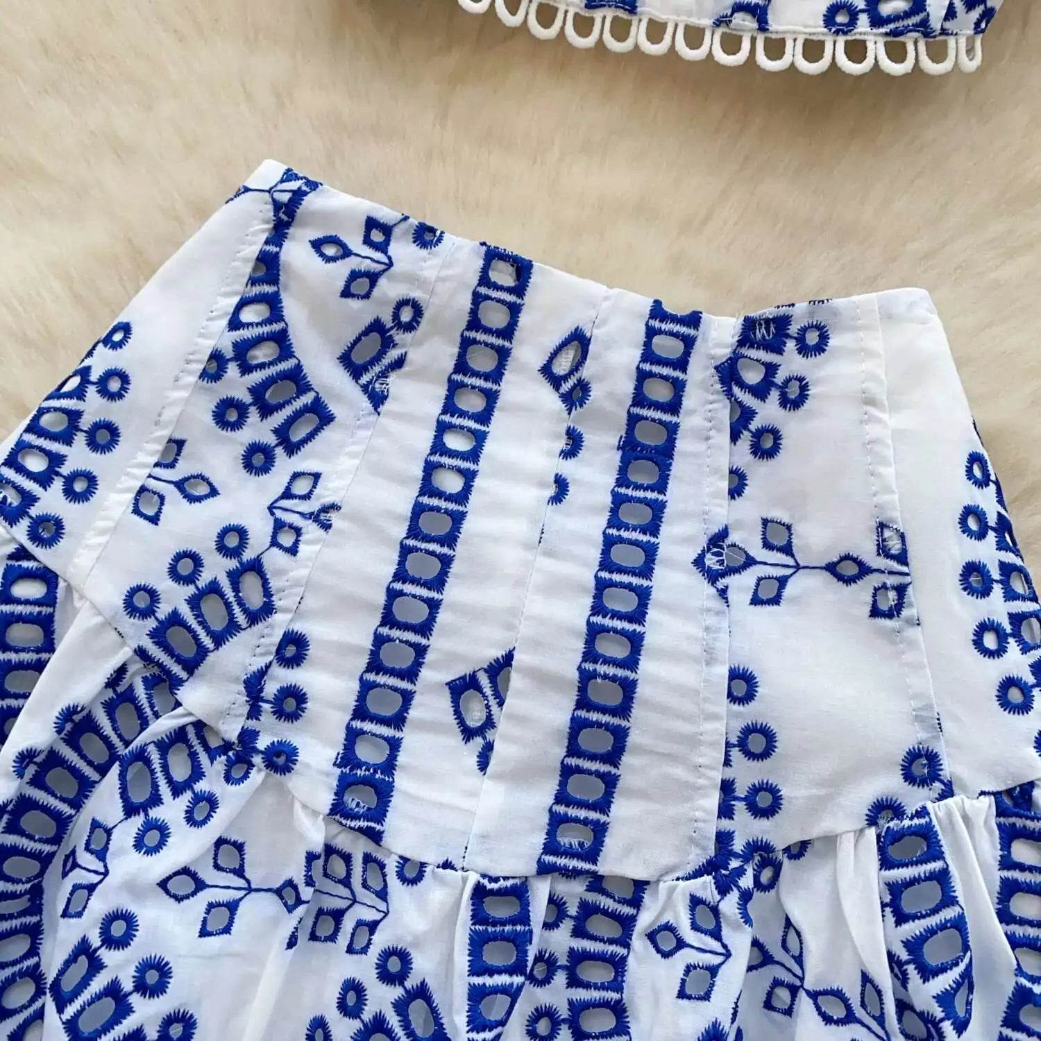 White Summer Beach Skirt Set - P12 Hub Europe