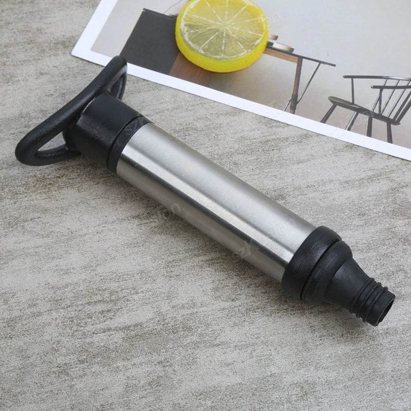 Wine Stopper With Vacuum Pump Bar Accessories Air lock Aerator Rubber Black Bottle Stopper Keep Wine Fresh Saver Sealing - P12 Hub Europe