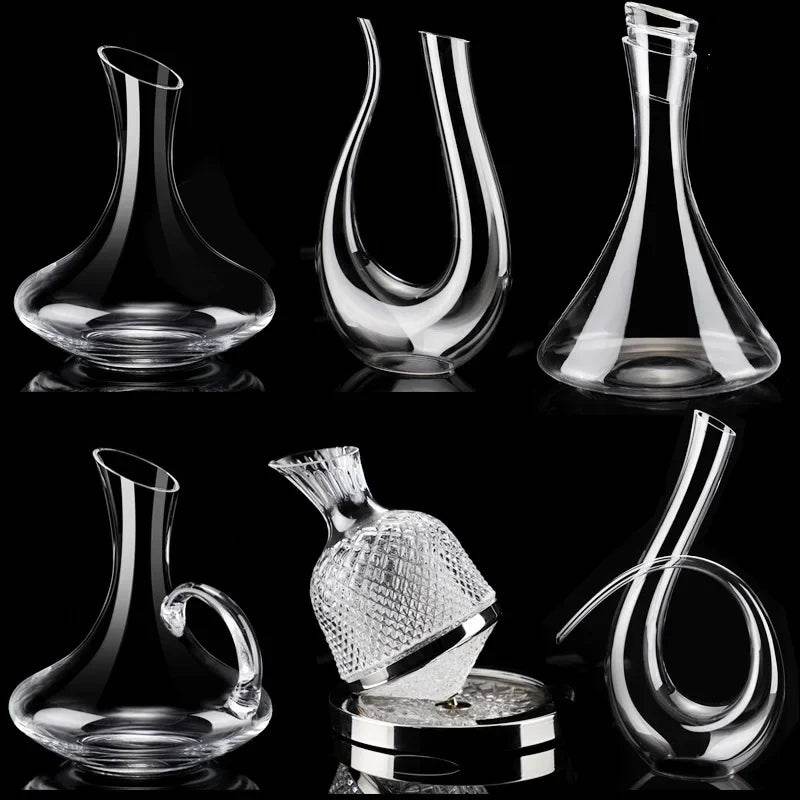 High-grade crystal glass red wine decanter household dispenserEuropean red wine jug wine personality jug set - P12 Hub Europe