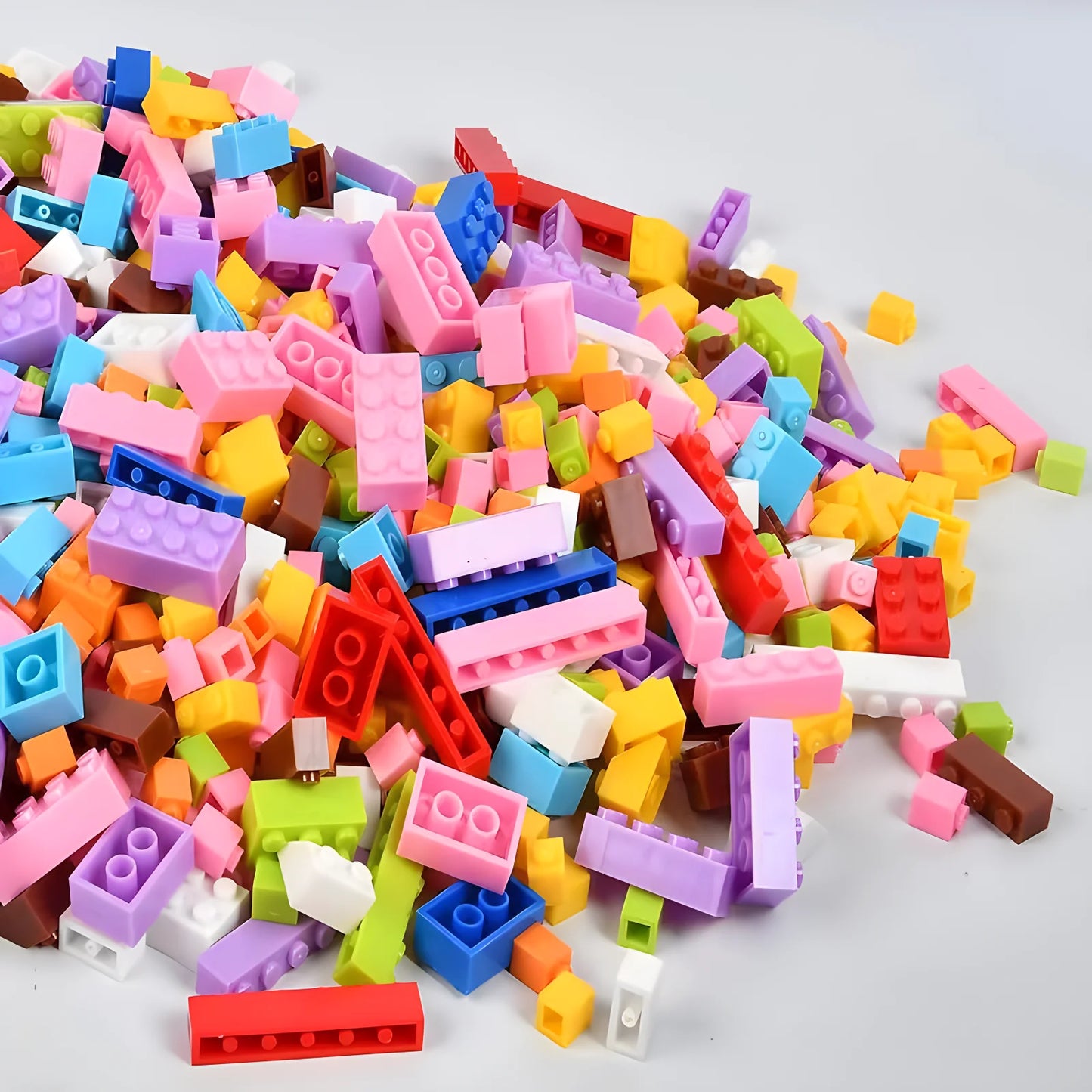 1000 DIY creative building blocks bulk set Urban Classic building blocks Assembled birthday gift children's educational toys