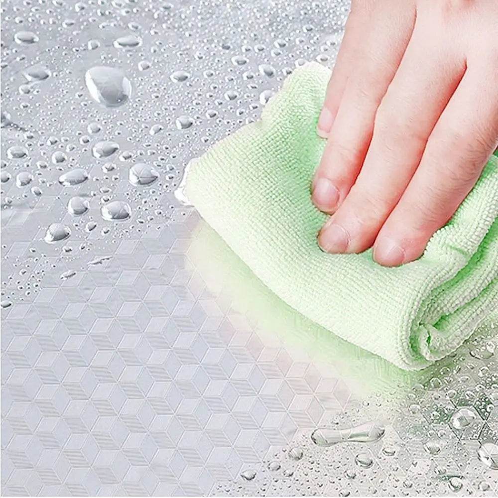 Kitchen Oil-proof Self Adhesive Stickers Anti Fouling High Temperature Waterproof Aluminum Foil Wallpaper Cabinet Contact Papers - P12 Hub Europe