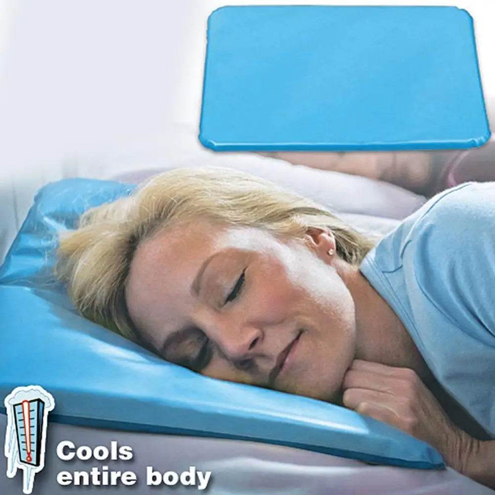 Summer Therapy Insert Sleeping Aid Pad Mat Muscle Relief Cooling Water Gel Added Ice Massager Cushion Pad Cold Pillows - P12 Hub Europe