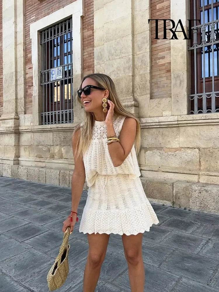 Women Knit Skirt Set - P12 Hub Europe