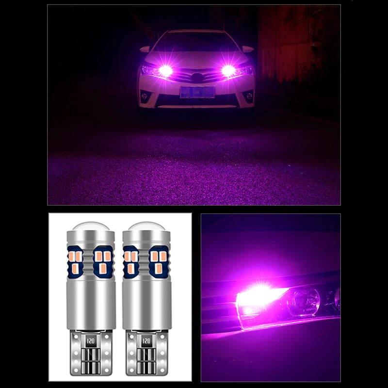 For Seat Ibiza 6J 6P 2009-2013 2014 2015 2016 2PCS 12V T10 W5W LED Car Clearance Lights Parking Lamps Width Bulbs Accessories