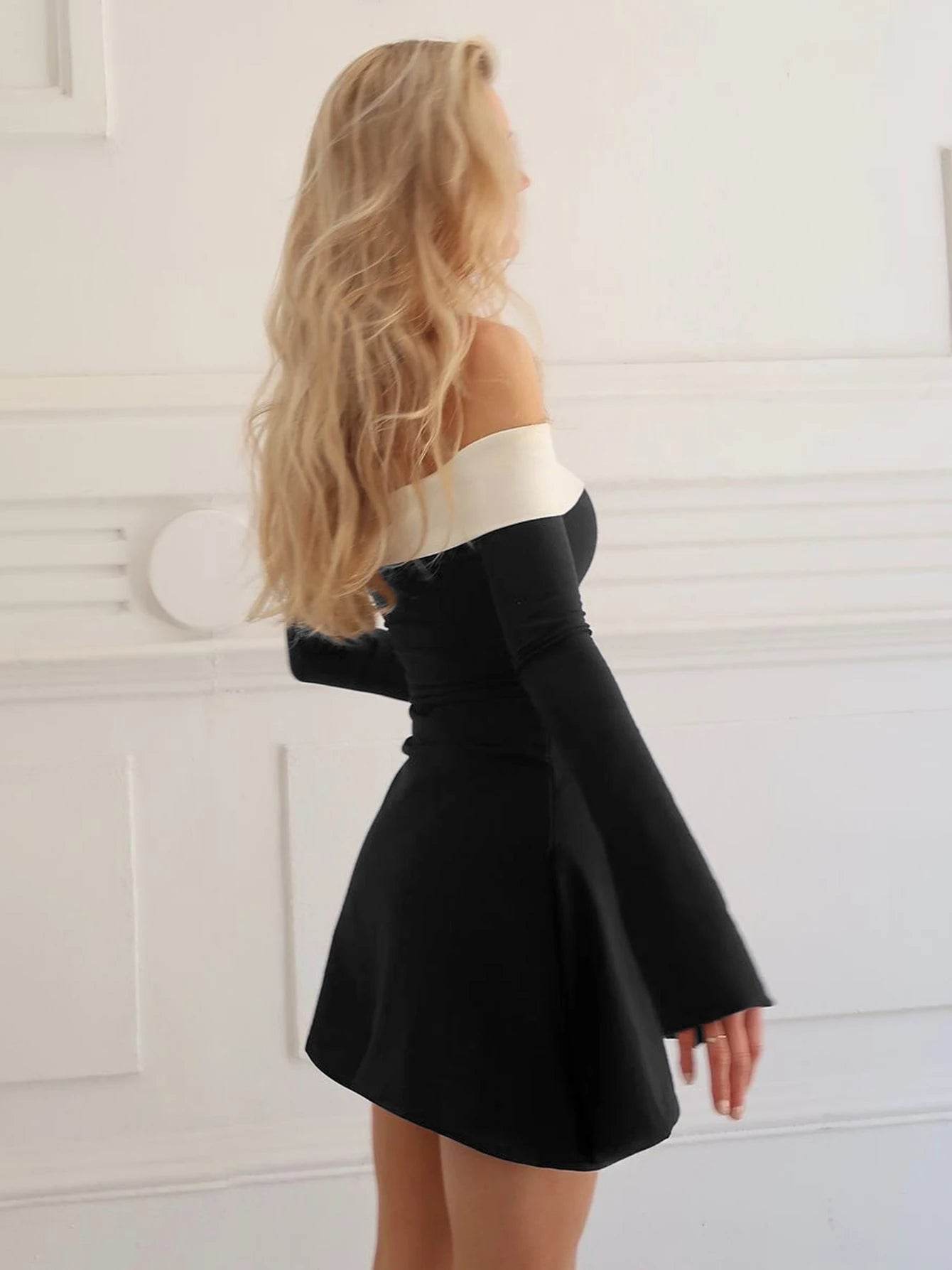 Dulzura Off Shoulder Mini Dress - Prom Party Clubwear - P12 Hub Europe