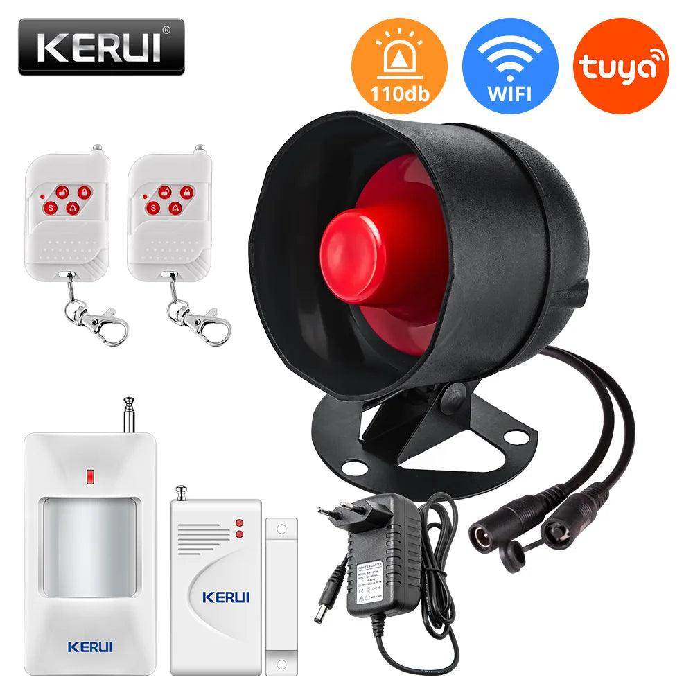 Alarm KERUI WiFi Smart 110dB - P12 Hub Europe