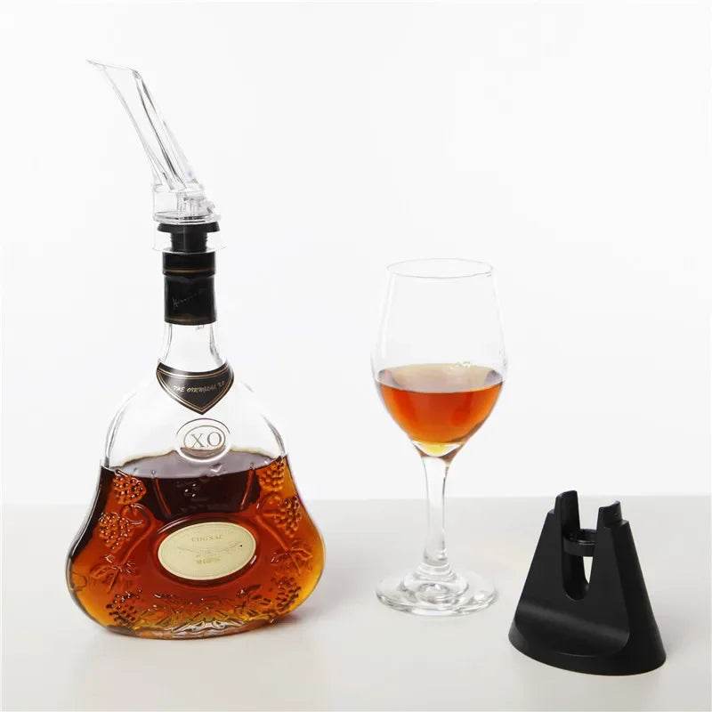 Acrylic Wine Aerator Pourer Premium Aerating Pourer Red Wine Decanter Cap Spout Stopper Bottle Mouth Dispenser Decanter Spout - P12 Hub Europe
