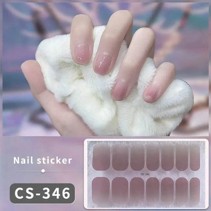 Full Cover Gradient Nail Stickers Multi Color -