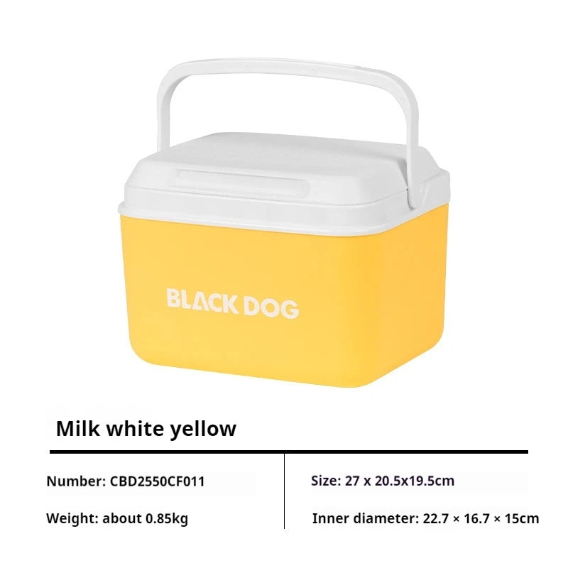 Naturehike BLACKDOG 25L/13L/5L Cooler Box Portable Camping Picnic Large Capacity Outdoor Fishing Car Insulated Refrigerator Box