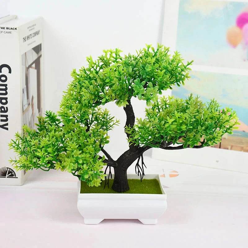 Artificial Plants Bonsai Small Tree Pot Fake Plant Flowers Potted Ornaments For Home Room Table Decoration Hotel Garden Decor - P12 Hub Europe