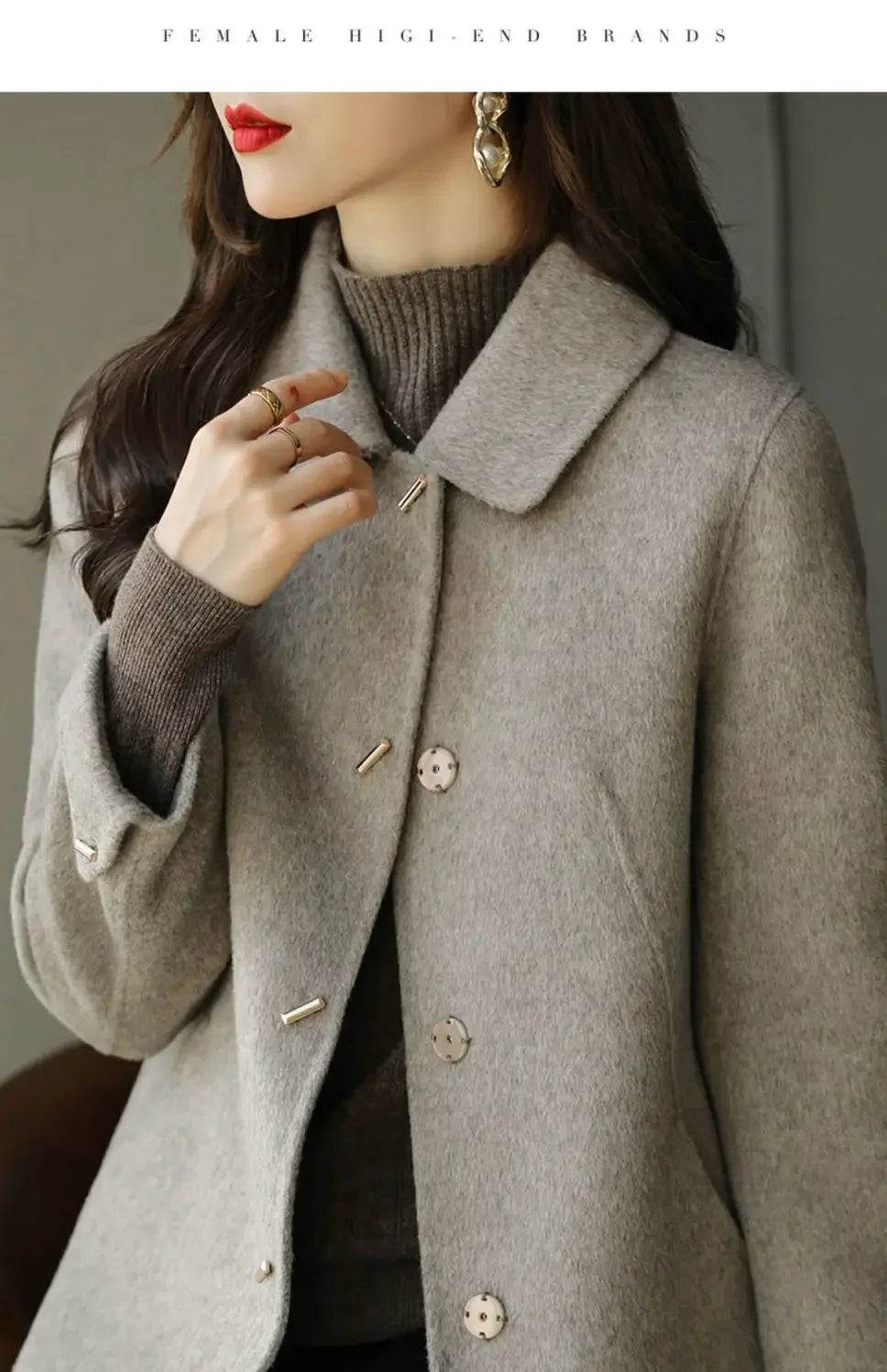 French Style Wool Coat - P12 Hub Europe