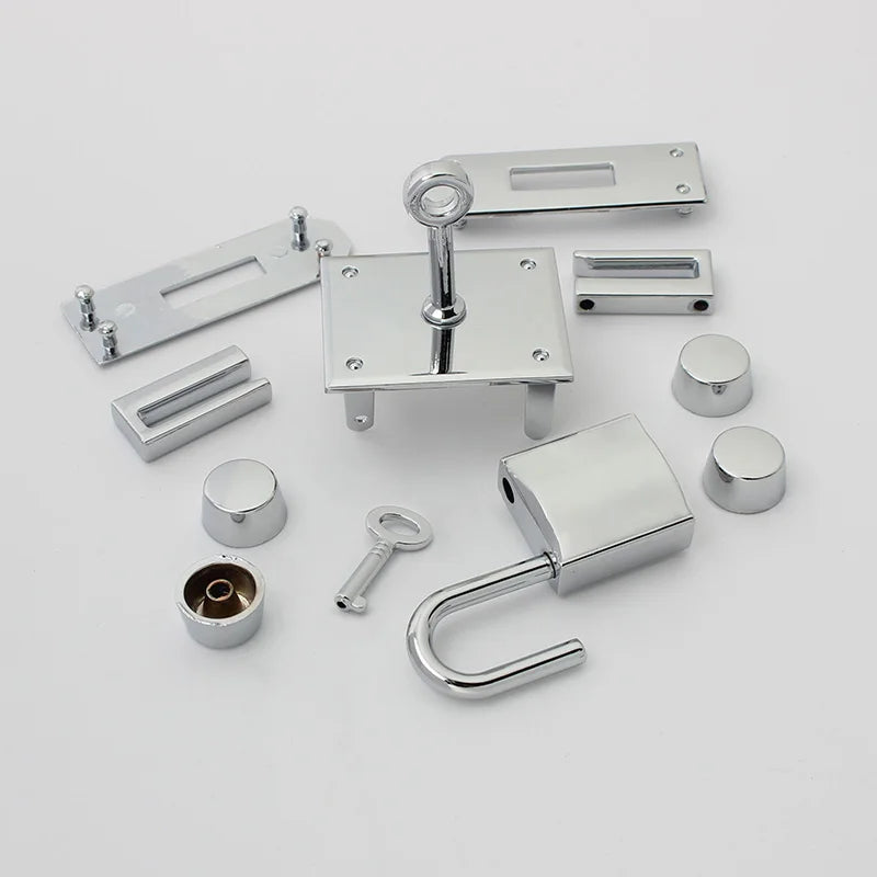 1Set Fashion Metal Bag Locks Clasp Bag Lcok Set For Handbags Purse Tote Closures Snap Clasps DIY Hardware Case Bag Accessories